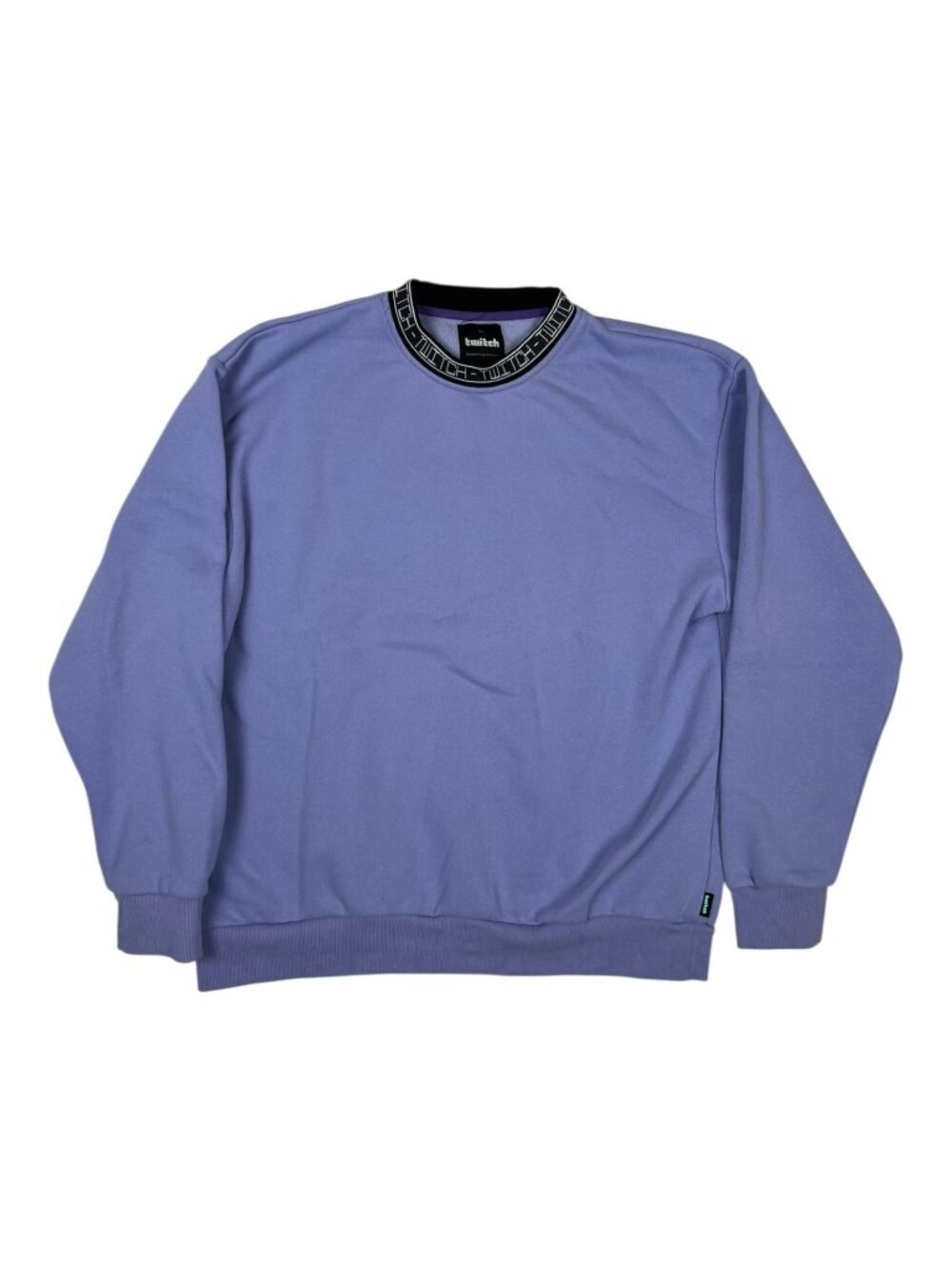 Twitch Sweatshirt Mens XL Purple Fleece Crewneck Pullover Gamer Logo Graphic